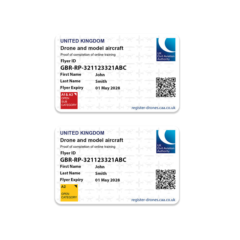 CAA Drone Flyer ID Card Bundle